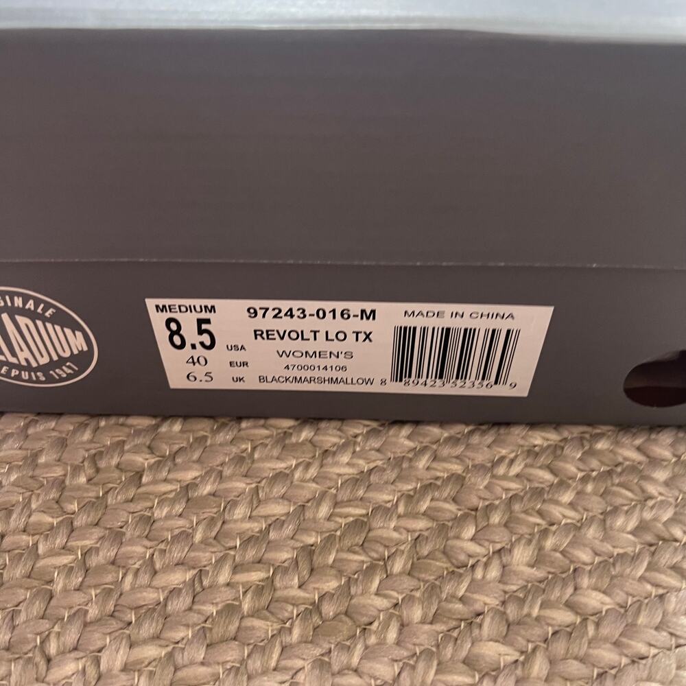 Palladium REVOLT LOW TX Sz Womens 8.5 - Picture 5 of 8